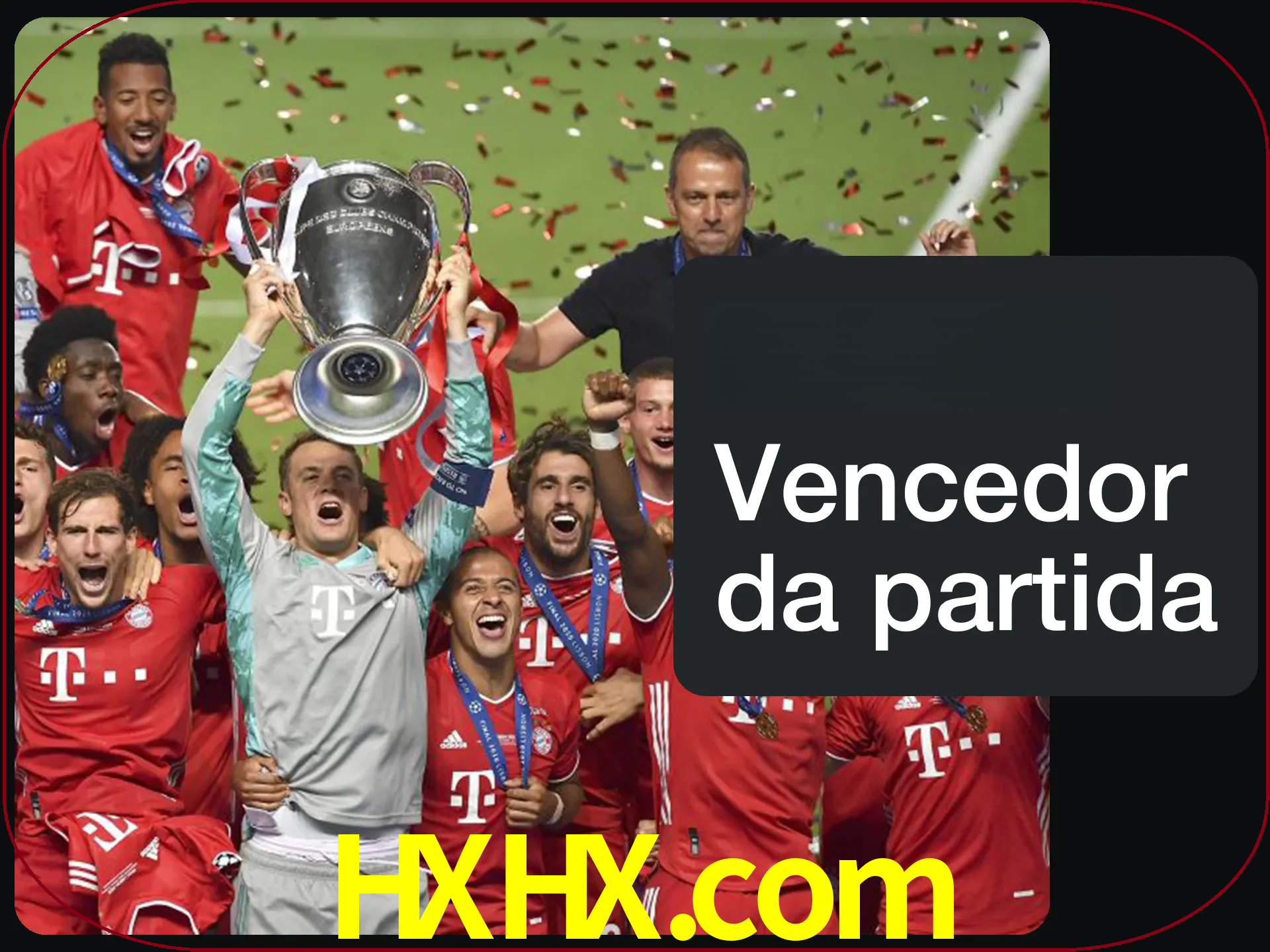 Aposte no vencedor e ganhe uma grande quantia de dinheiro.