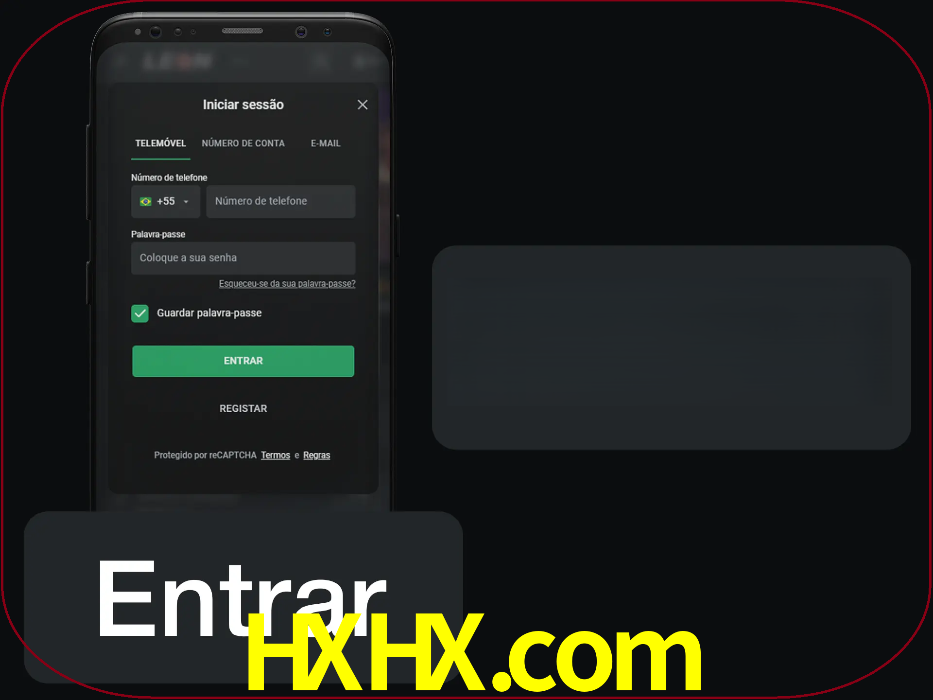 Faça o login para começar a apostar e jogar no cassino.