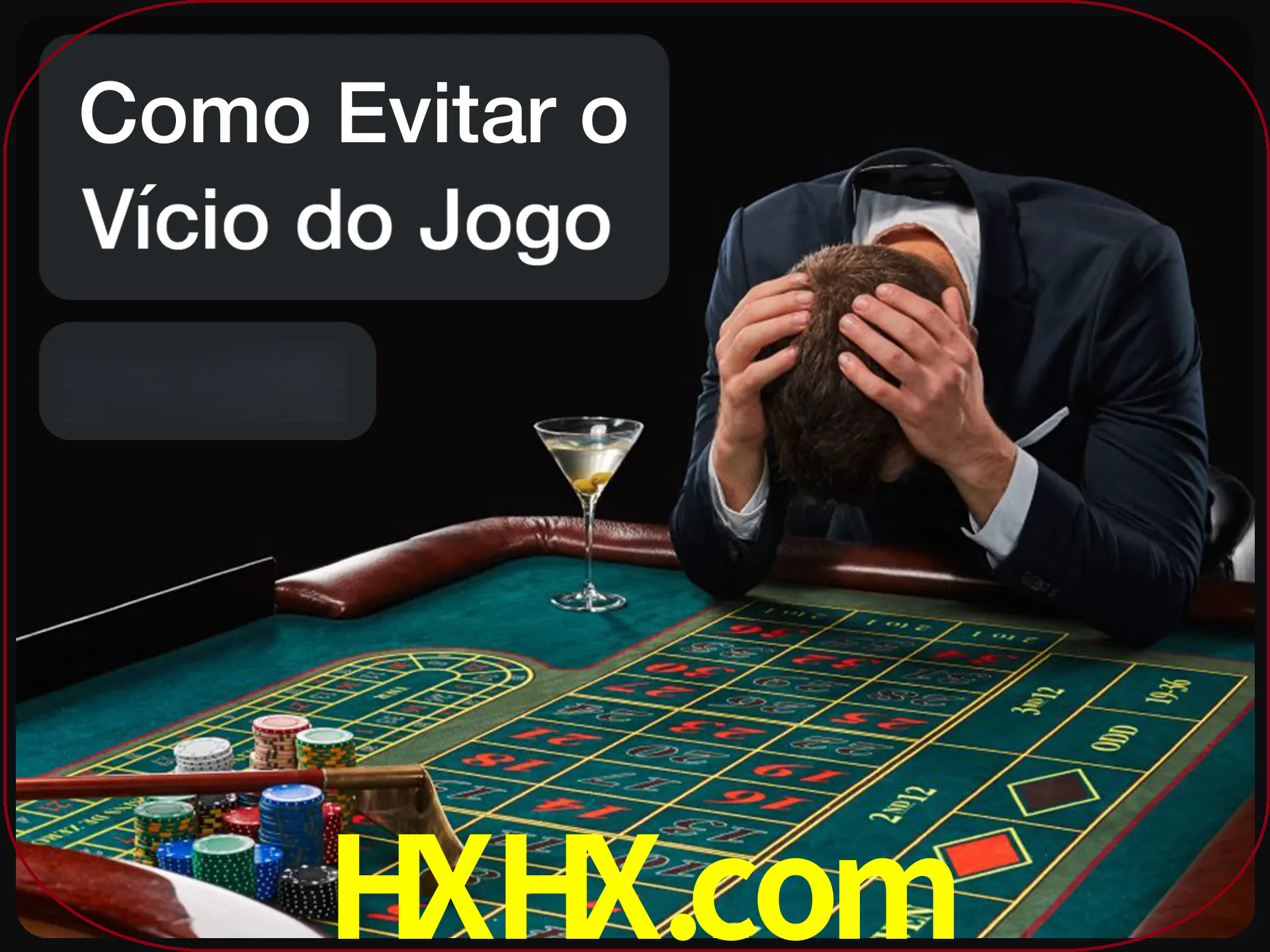 Você é responsável por cada uma de suas apostas.